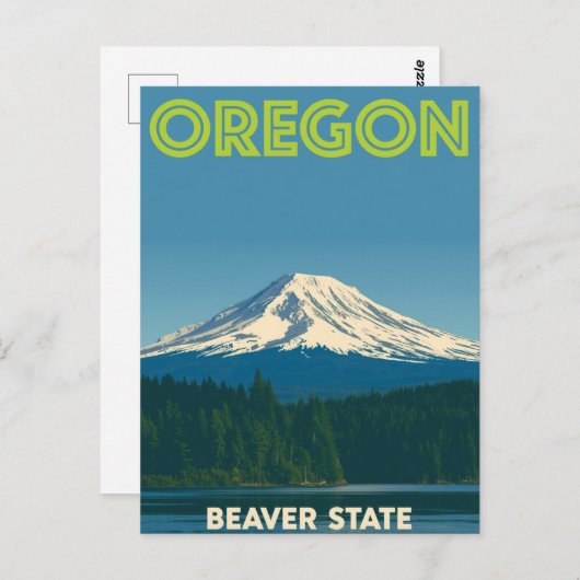 Oregon Beaver State ポストカード (正面/裏面)