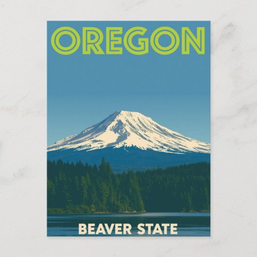 Oregon Beaver State ポストカード (正面)