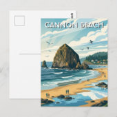 Oregon Cannon Beach Travel ポストカード (正面/裏面)