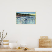 Oregon City、ORWillamette滝ViewCity、OR ポスター (キッチン)