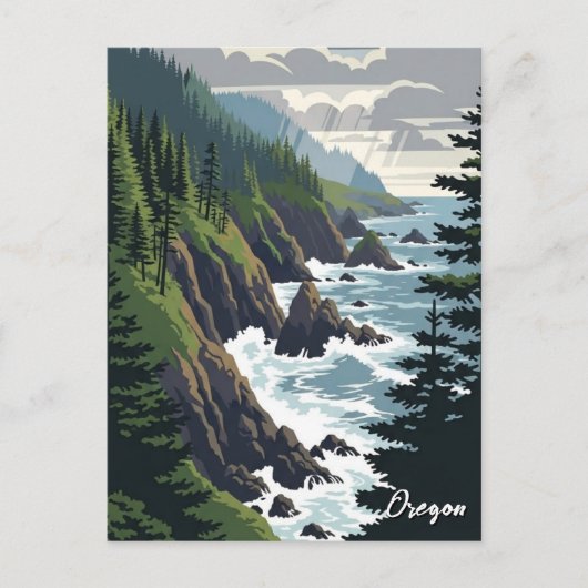 Oregon Coast ポストカード (正面)