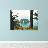 Oregon Coast、Samuel H. Boardman、Arch Rock キャンバスプリント (インサイチュ (ウッドフロア))