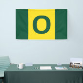 Oregon Flag - Green, Yellow, Green 横断幕 (トレードショー)