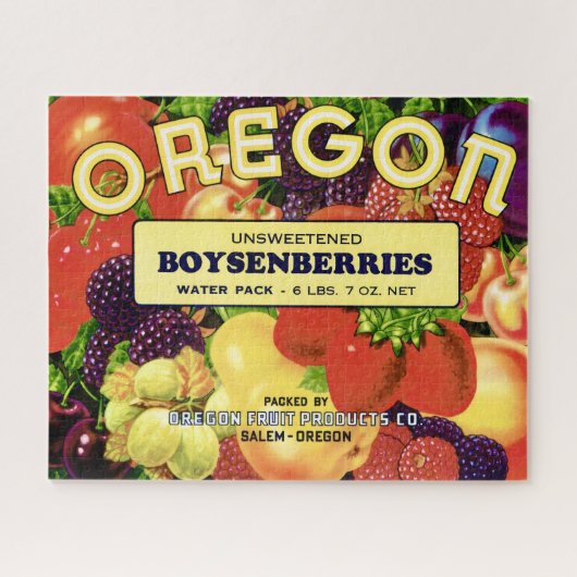 Oregon Fruit 11x14 Jigsaw Puzzle ジグソーパズル (横)
