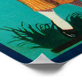 Oregon Girl Apple Crate LabelElgin、または ポスター (角)