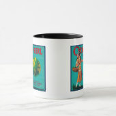 Oregon Girl Apple Crate LabelElgin、または マグカップ (中央)