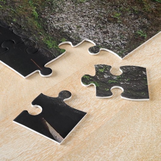 Oregon Multnomah秋写真 ジグソーパズル (側面)