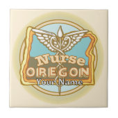Oregon Nurse Caduceus タイル (正面)