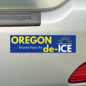Oregon political bumper sticker バンパーステッカー (車上)