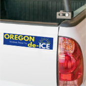 Oregon political bumper sticker バンパーステッカー (トラック上)