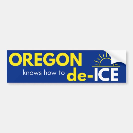 Oregon political bumper sticker バンパーステッカー (正面)