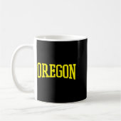 Oregon - Throwback Design - Clic  コーヒーマグカップ (左)