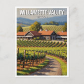 Oregon Willamette Valley Travel ポストカード (正面)