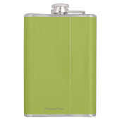 OregonGolf場面ヴィンテージ旅行ポスター フラスク (裏面)