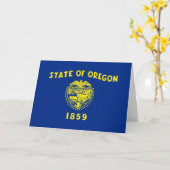 Oregonian Flag, Flag of Oregon カード (黄色い花)