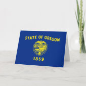 Oregonian Flag, Flag of Oregon カード (正面)