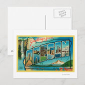 OregonLargeレターシーン2 ポストカード (正面/裏面)