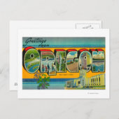 OregonLargeレターシーン3 ポストカード (正面/裏面)