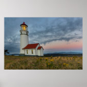 Oregon's oldest lighthouse at Cape Blanco State ポスター (正面)