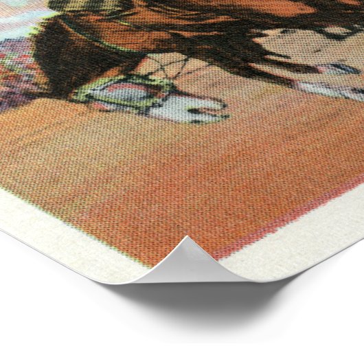 OregonScanstic Views of Rodeo Bronco Busters ポスター (角)