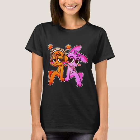 Oren X Nki スプランキーカップル! _ Simon Funbot Comfort Tシャツ (正面)