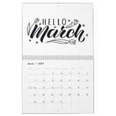 Oreoについての引用文のイラストレーション カレンダー (3月 2027)