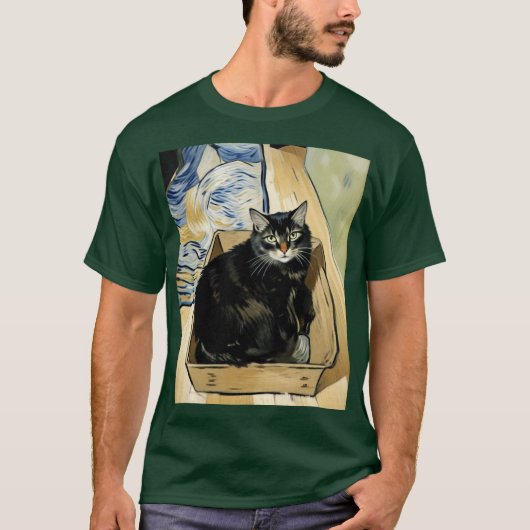 Oreoメインクーン活動的 Tシャツ (正面)