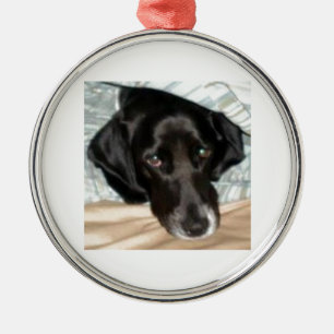 Oreo英国のスプリンガースパニエル犬 メタルオーナメント