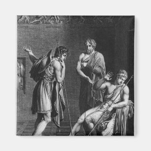 OrestesおよびPyrrhus マグネット