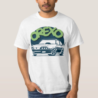 OREXO「Backdrive」ミニマル通りT Tシャツ