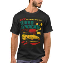 OREXO "Turbo Syndicate AE86" Tシャツブラック