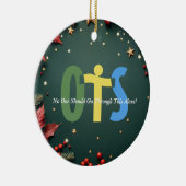 Organ Donation Awareness Ornament Holiday セラミックオーナメント (右)