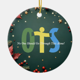 Organ Donation Awareness Ornament Holiday セラミックオーナメント