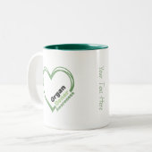 Organ Donor Awareness Ceramic Mug ツートーンマグカップ (正面左)
