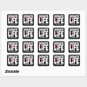 Organ Donor Donate Life Sticker スクエアシール (シート)