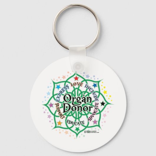 Organ Donor Lotus キーホルダー (正面)