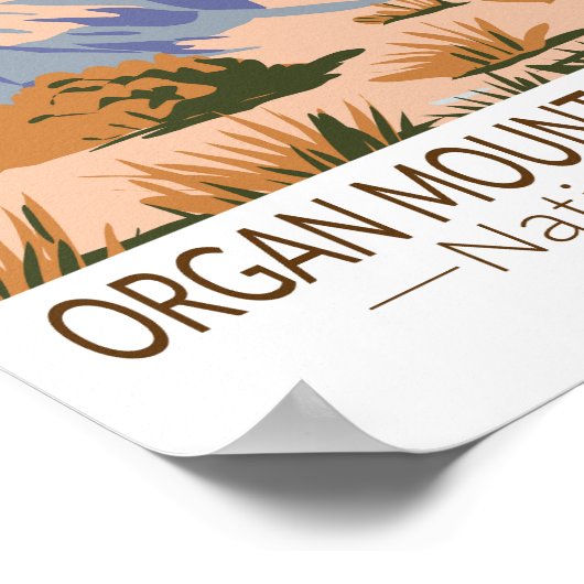 Organ Mountains Desert Peaks National Monument ポスター (角)