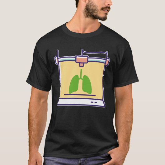 Organ Transplantation Lung Transplant 2 Tシャツ (正面)