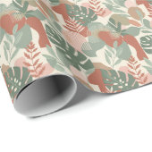 Organic Abstract Harmony Seamless Pattern ラッピングペーパー (ロールコーナー)