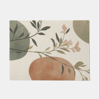 Organic Branch and Abstract Nature Design ドアマット