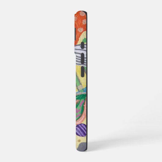 Organic case / yellow iPhone 16ケース (左側面)