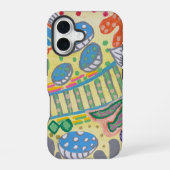 Organic case / yellow iPhone 16ケース (裏面)