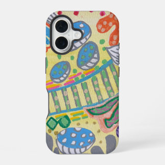 Organic case / yellow iPhone 16ケース