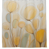 Organic Floral シャワーカーテン (正面)