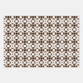 Organic Florals Wrapping Paper Flat Sheet Set of 3 ラッピングペーパーシート (正面3)