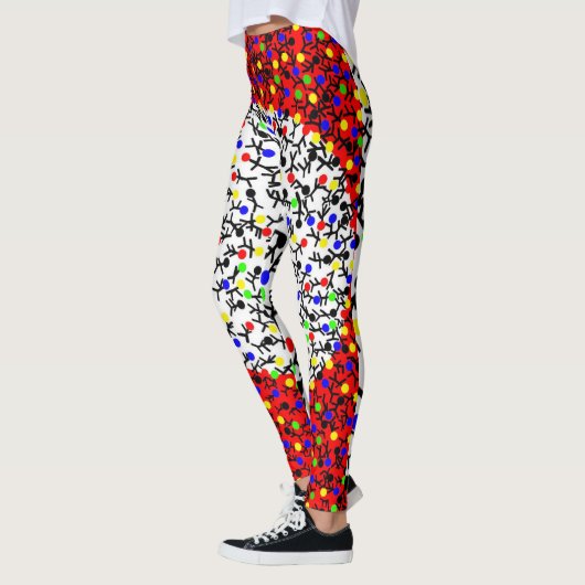 Organic Flow Art Leggings レギンス (左)