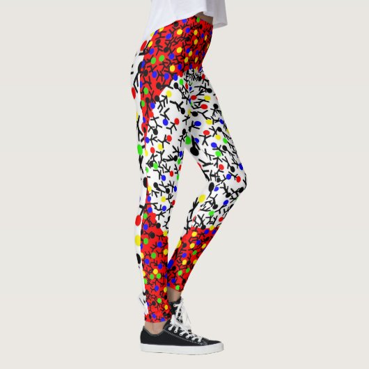 Organic Flow Art Leggings レギンス (右)