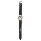 Organic Fluid Shapes Boho Multicolor Watch 腕時計 (フラット)