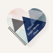 Organic Geometry Fusion | Watercolour ノートブック (正面)