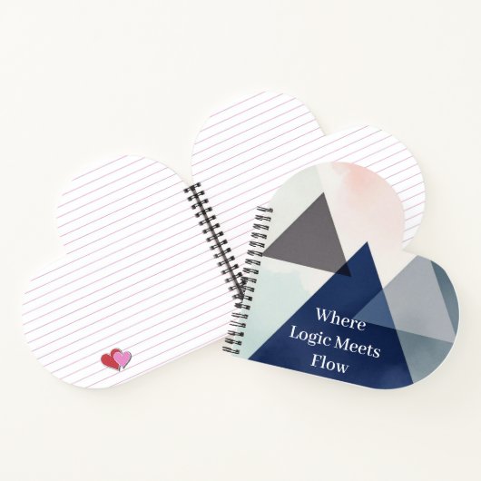 Organic Geometry Fusion | Watercolour ノートブック (内部)